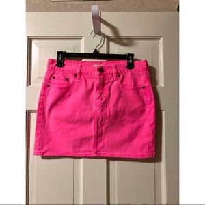 J. Crew Denim mini skirt